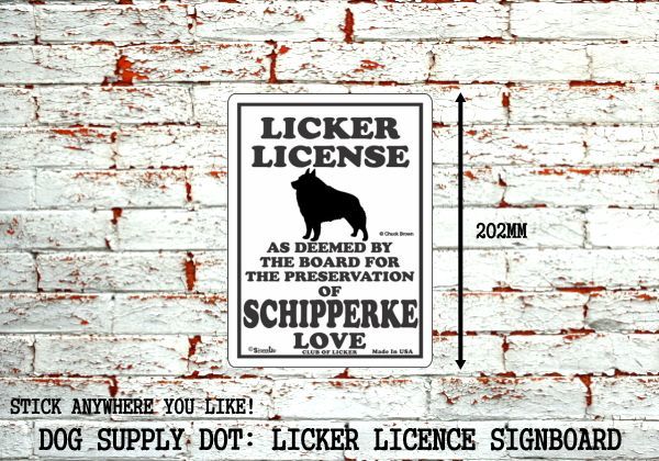 LICKER LICENCE サインボード:スキッパーキ